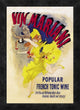 "Vin Mariani, 1894" Framed Canvas Giclee by Jules Cheret, 14"x20"