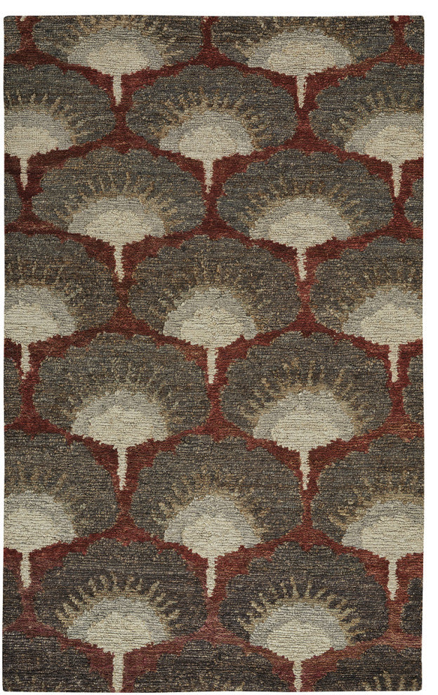 Capel Williamsburg Ina Ruby 1721_550 Hand Knotted Rugs - 5'' X 8'' Rectangle