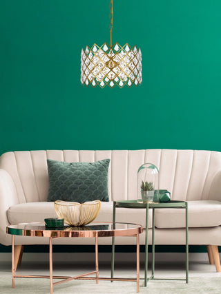 Lyla 16" Pendant, Brass