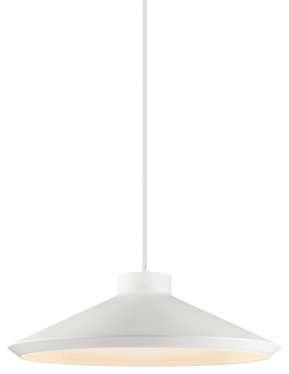 Sonneman 2754-E Koma Edo 1 Light Pendant - Satin White