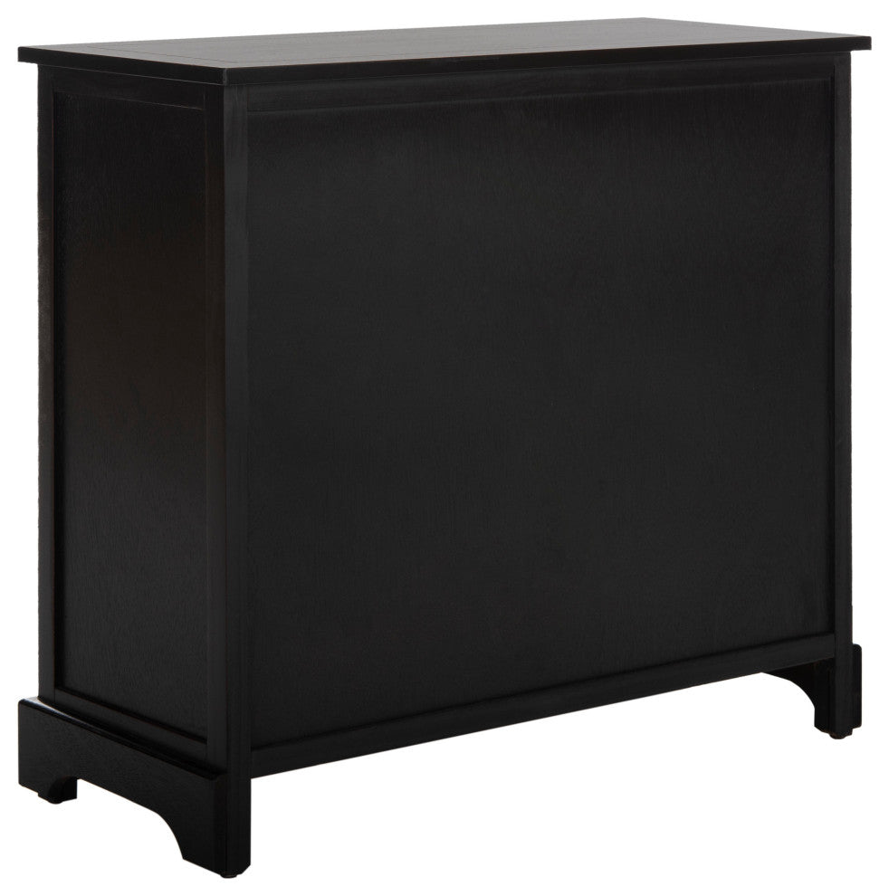 Safavieh Herman Storage Unit, Distressed Black