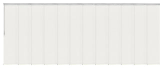 Amour 12-Panel Track Extendable Vertical Blinds 140-260"W