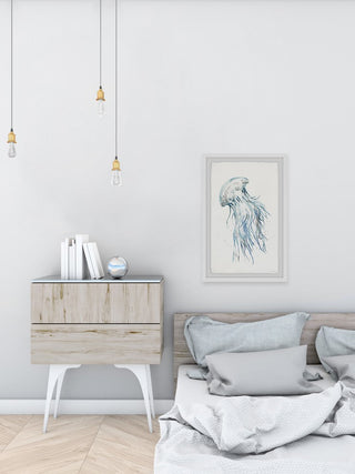 "Luminous Jellyfish" Framed Painting Print, 30"x45"