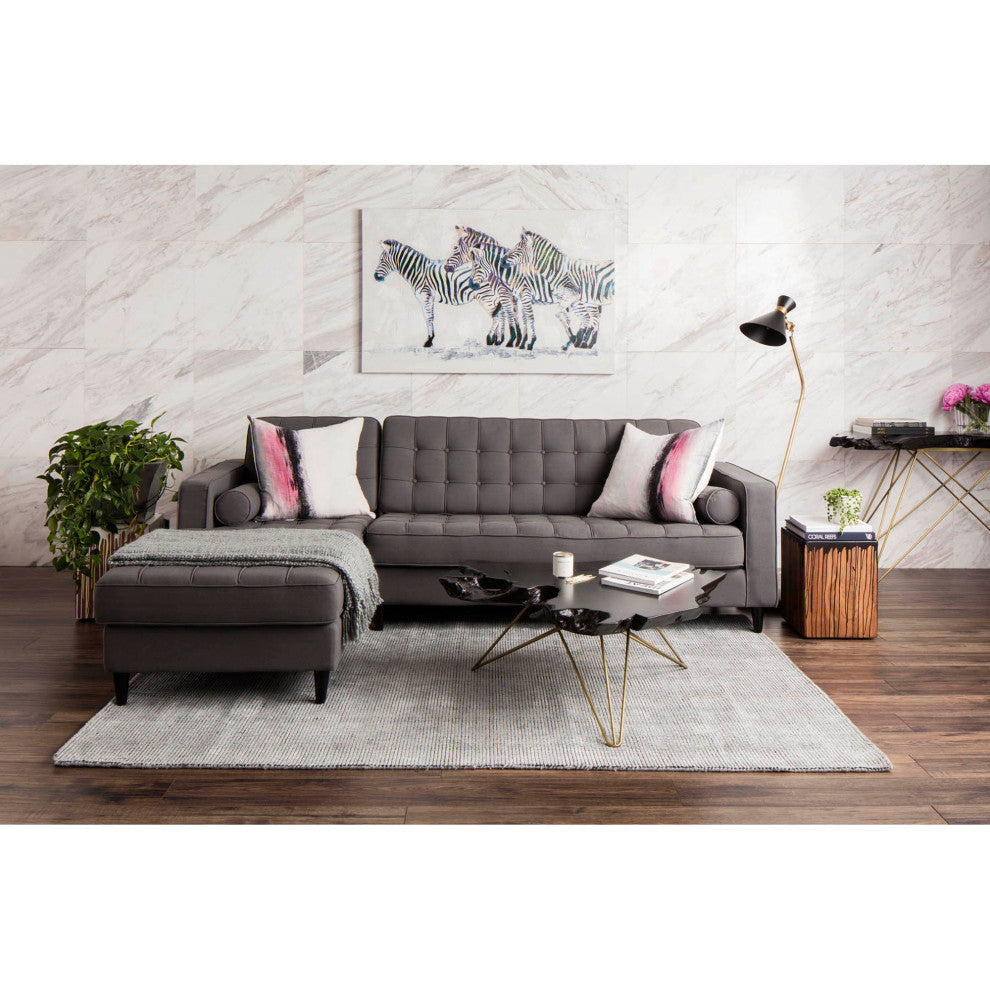 Contemporary Tectona Coffee Table Dark Brown - Brown
