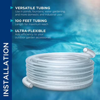 Alpine Clear Reinforced Tubing, 6"Tall