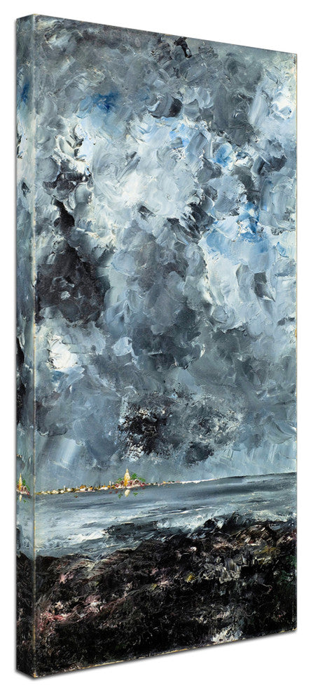 Strindberg 'The Town' Canvas Art, 47 x 24