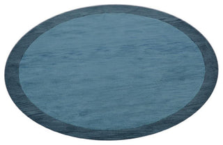 HAND TUFTED WOOL ECO-FRIENDLY AREA RUGS-Blue Color, Contemporary Design