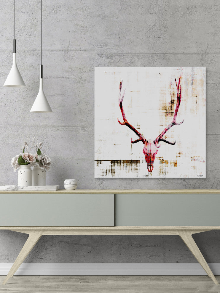 "Hot Temper" Fine Art Canvas Print, 18"x18"