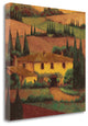 "Tuscany VIlla" By Montserrat Masdeu, Giclee Print on Gallery Wrap Canvas