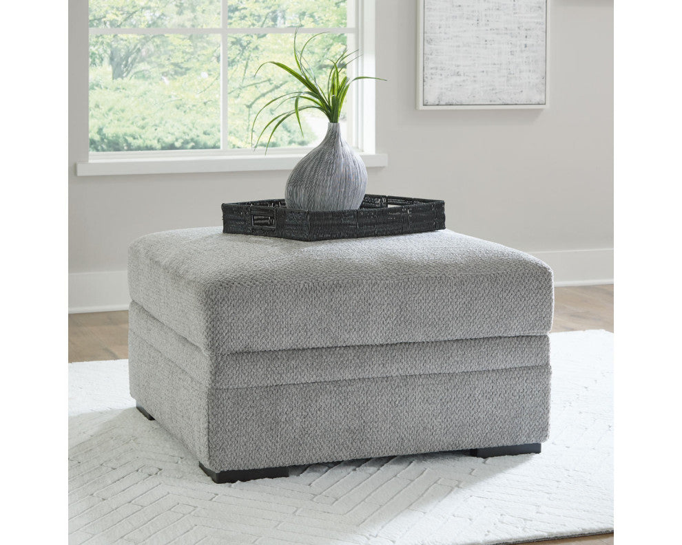 Casselbury Cement Ottoman With Storage