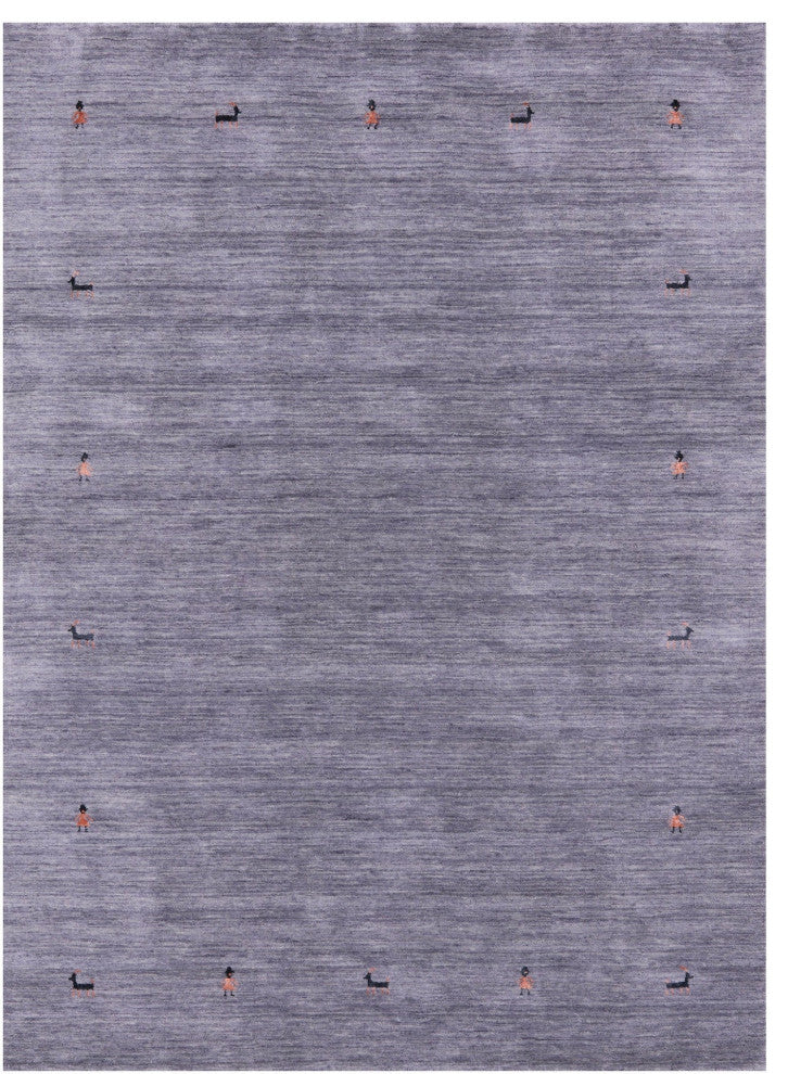 Handmade Wool Persian Gabbeh Rug 5' 0" X 7' 0" - Q15253