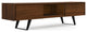 Lowry 72" WD Modern Industrial TV Media Stand in Walnut For TVs upto 80 inches