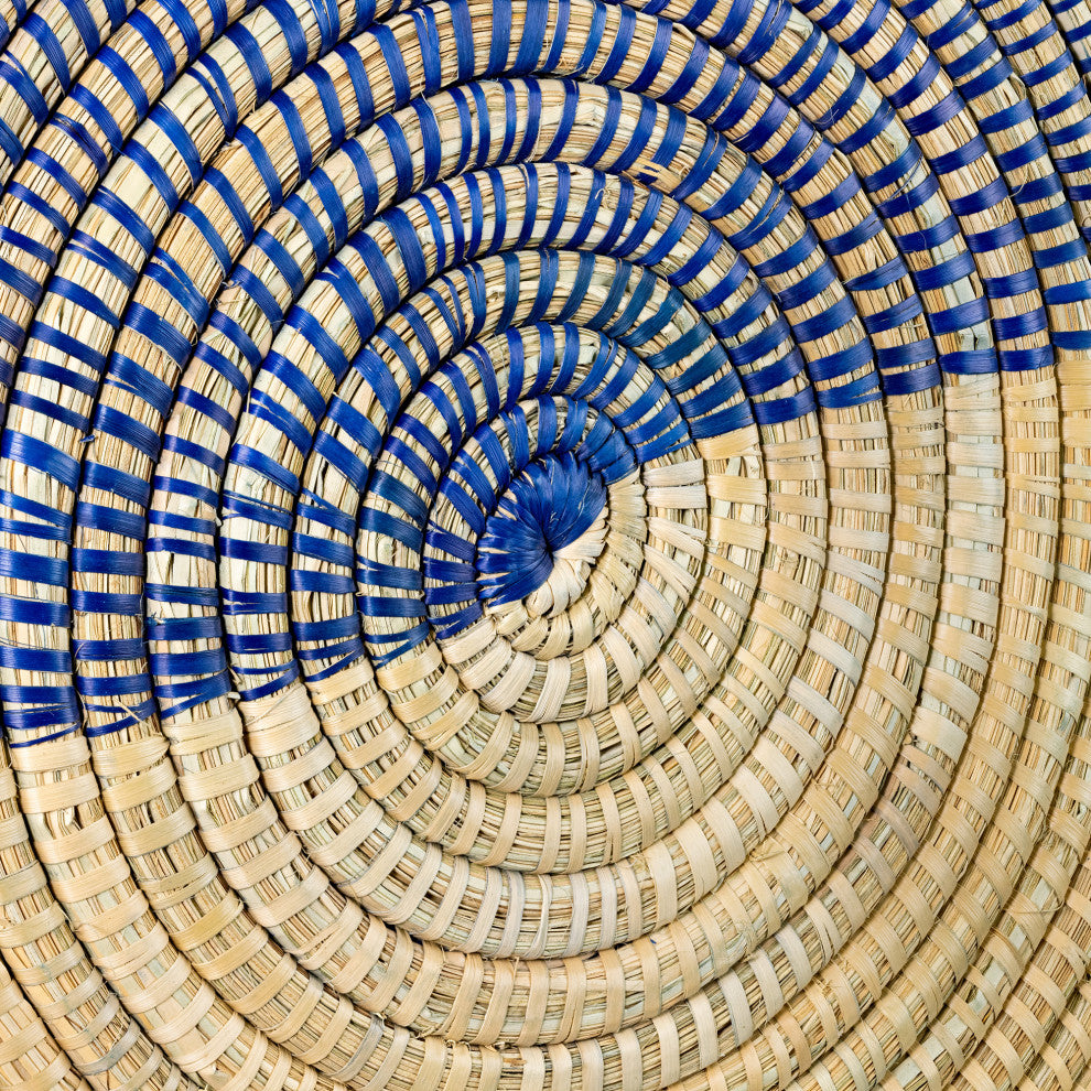 Connecting Shapes Palm Wall Sculpture, Artisan Crafted, Malawi