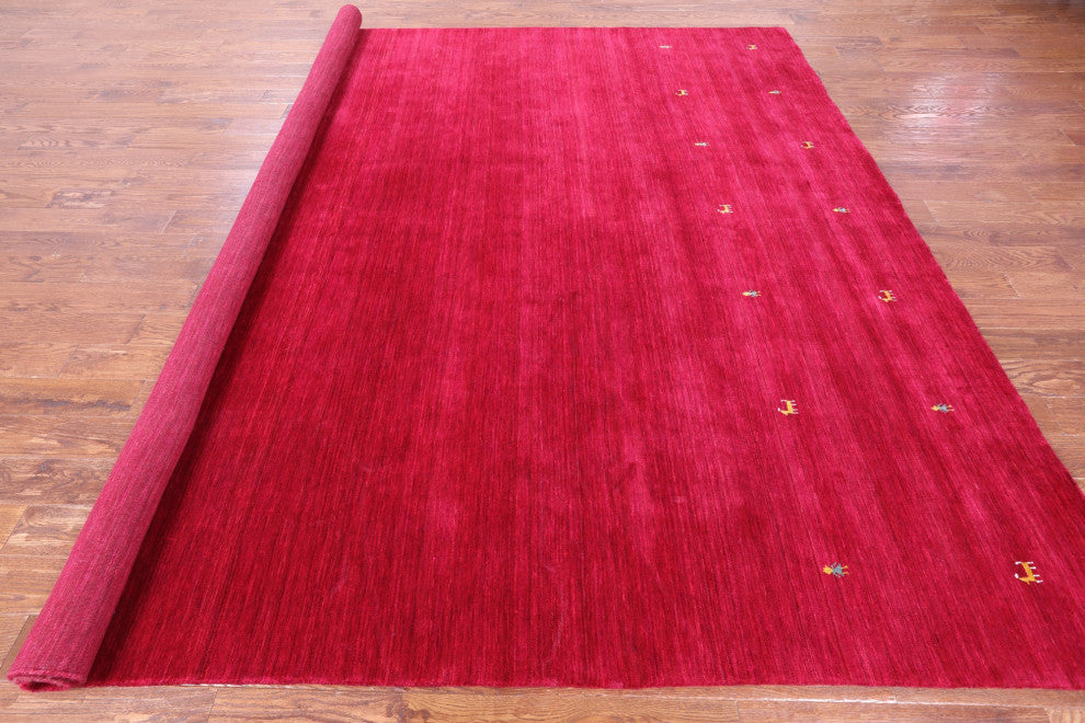 10' Square Persian Gabbeh Handmade Rug - Q15228