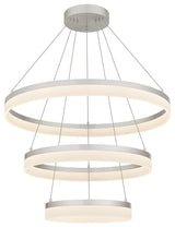 Cohen LED Pendant in Brushed Nickel
