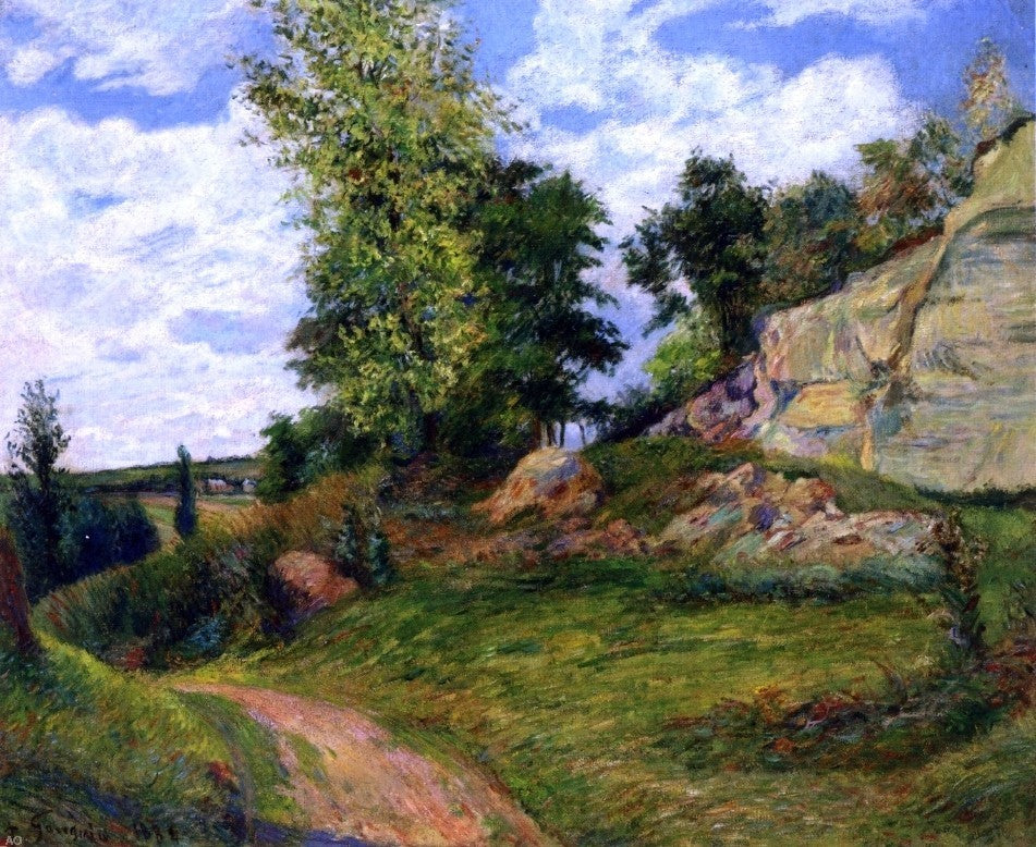 Paul Gauguin Chou Quarries at Pontoise, I Wall Decal