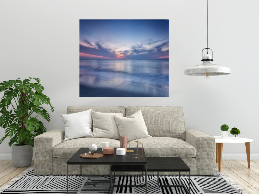 Early Morning Beach Sunrise 4 Giclee Wrap Canvas Wall Art