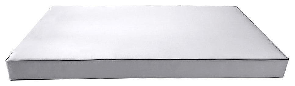 Style5 Twin Contrast Pipe Outdoor Mattress Bolster Slip Cover COMPLETE SET AD105