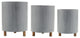 Decorative Pot With  Legs, 3-Piece Set