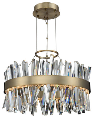Glacier 25" LED Round Pendant