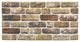 Faux Brick 3D Wall Panels, Light Brown, Sample 10x10"