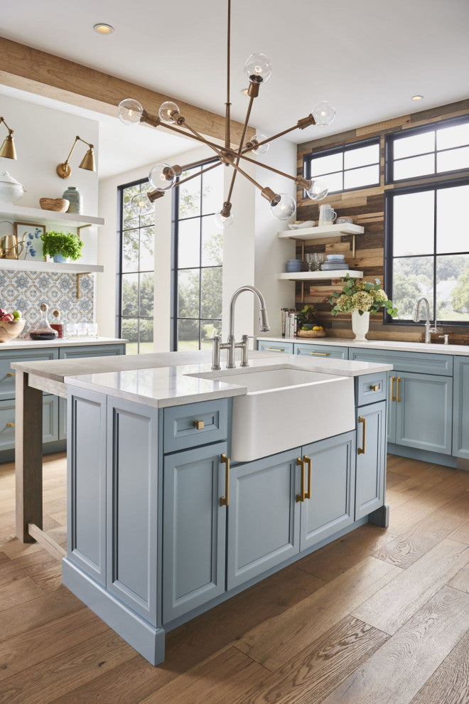 Blanco 402322 Ikon 33" Farmhouse Double Basin SILGRANIT Kitchen - Anthracite