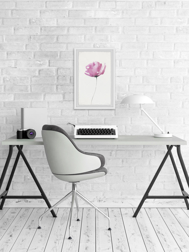 "The Simple Flower" Framed Painting Print, 12"x18"