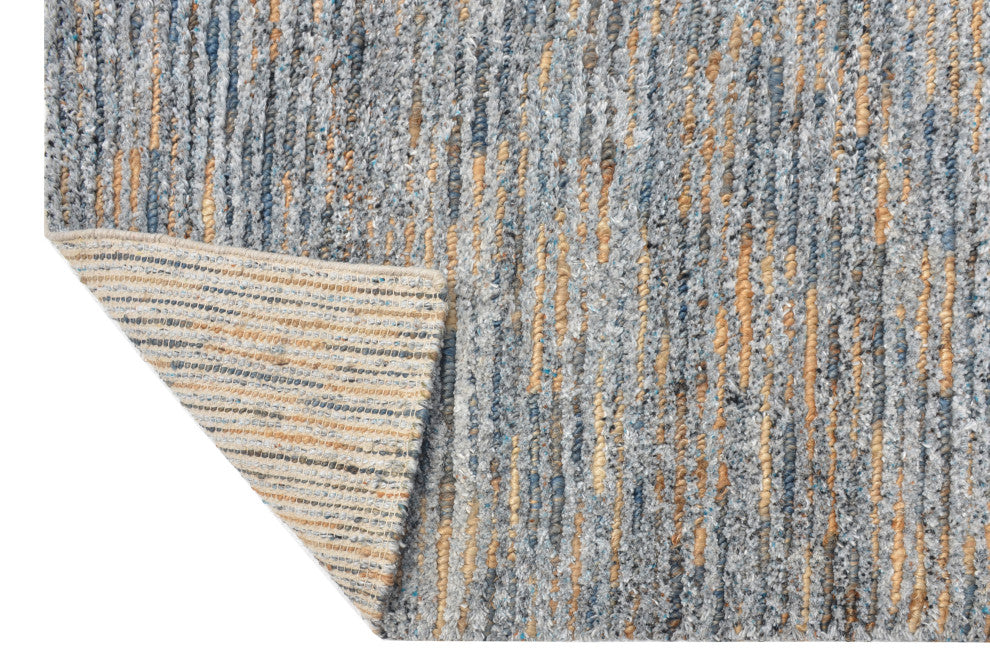 Kauai Horizon Area Rug, Slate/Natural, 8' X 11'