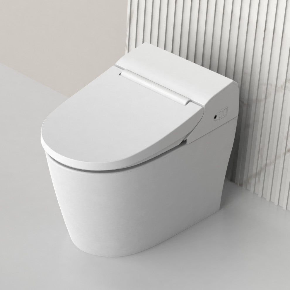 Smart Bidet Toilet with UV-A, White