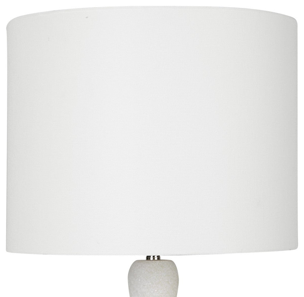 Uttermost Inverse White Marble Table Lamp 29796-1