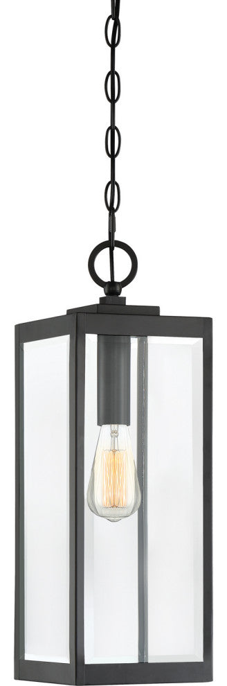 Westover One Light Mini Pendant, Earth Black