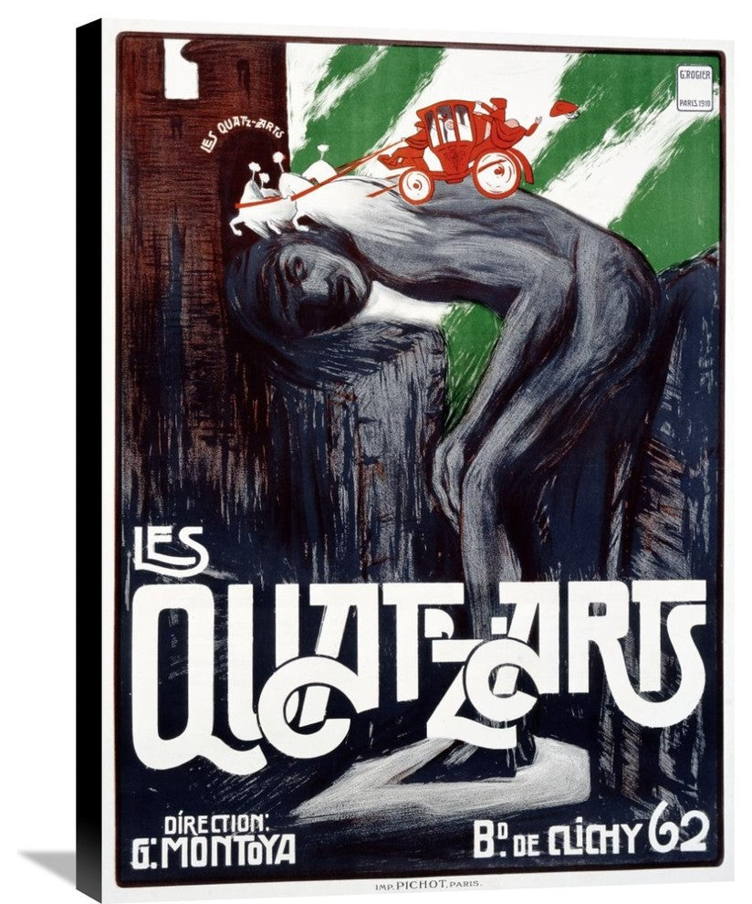 Les Quat?Z?Arts, 22"X30"
