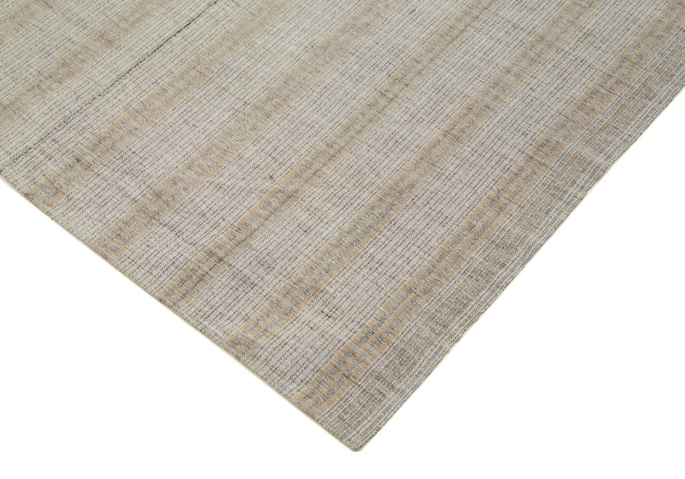 Rug N Carpet - Handmade Oriental 6' 5'' x 11' 8'' Contemporary Wool Kilim Rug
