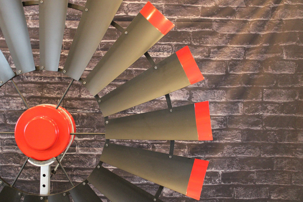 96 Inch Red Baron Windmill Ceiling Fan | The American Fan