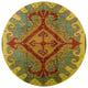 Ahgly Company Indoor Round Mid-Century Modern Area Rugs, 4' Round