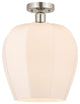 Innovations 616-1F-SN-G461-12 1 Light Semi-Flush Mount, Brushed Satin Nickel