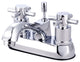 Kingston Brass 4" Centerset Bathroom Faucet, Polished Chrome