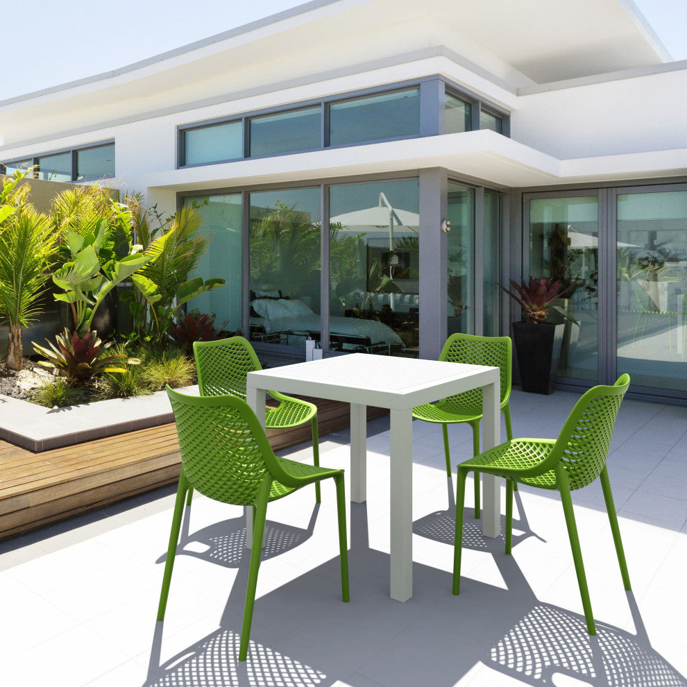 Compamia Air Dining Side Chair, Set of 2, Tropical Green
