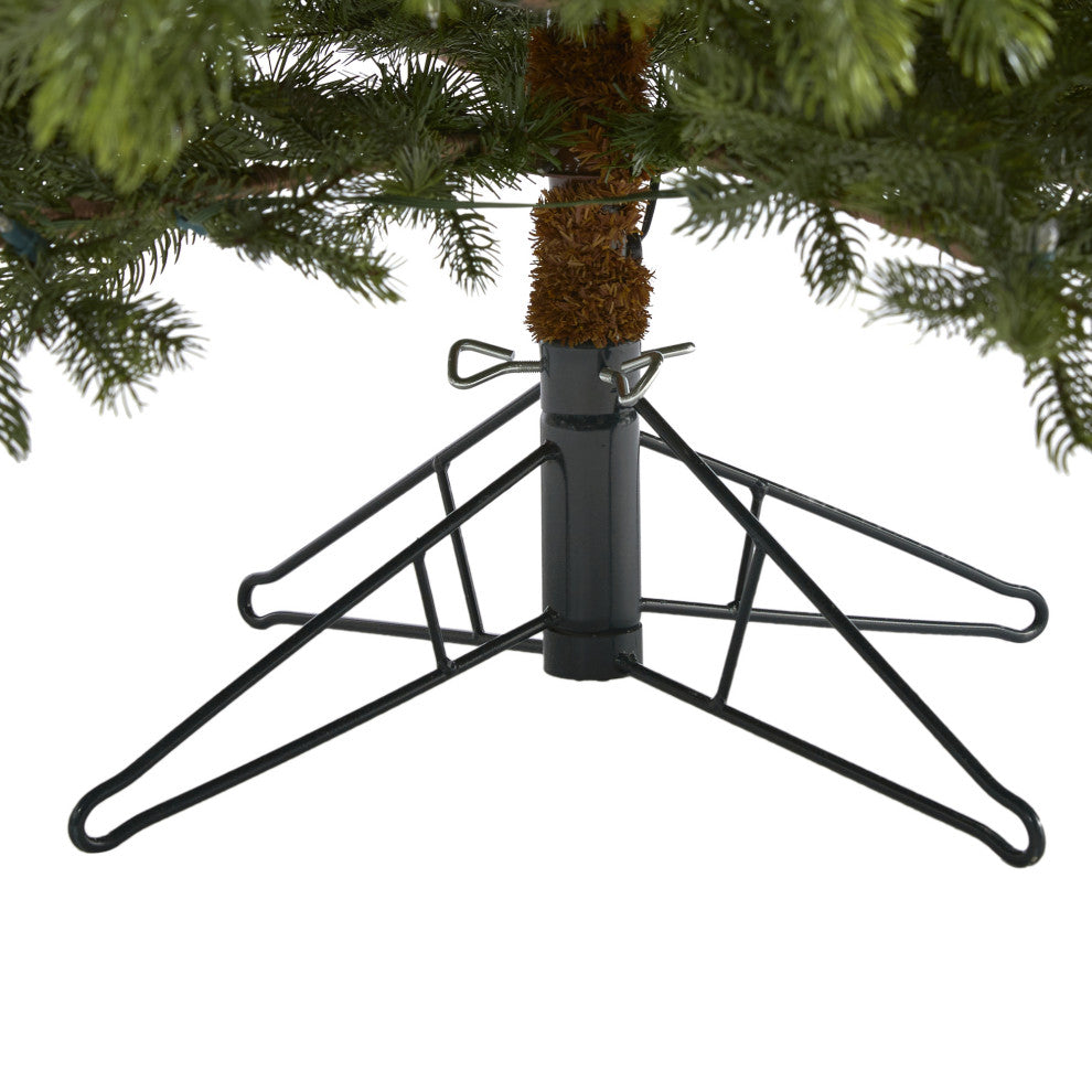 7.5' South Carolina Spruce Real Touch Faux Xmas Tree W/650, Multifunction Lights