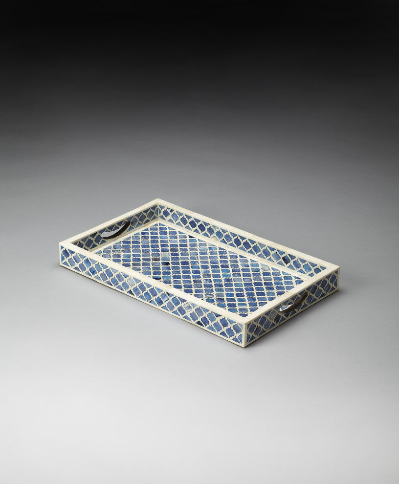 Butler Meknes Bone Inlay Serving Tray