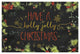 "Christmas Sentiments I Black" Digital Paper Print by Katie Pertiet, 62"x42"