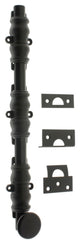 Genuine Solid Brass 24" Ornamental Bolt, Oil-Rubbed Bronze