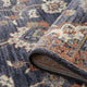 Jordan Bea Power-Loomed Polypropylene Area Rug, Navy Blue, 2'7" X 10"