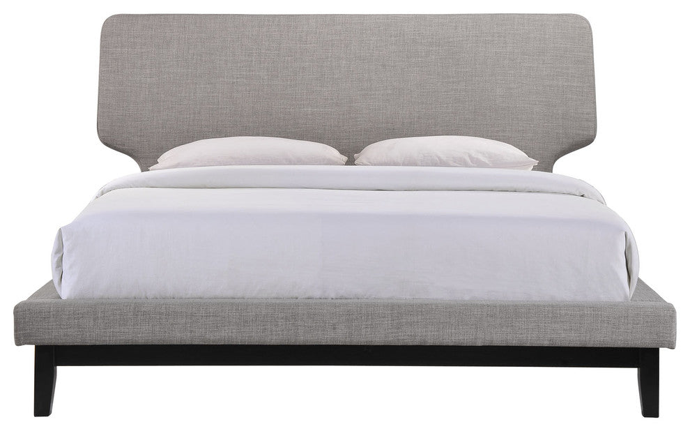Bethany 5 Piece Queen Bedroom Set, Black Gray