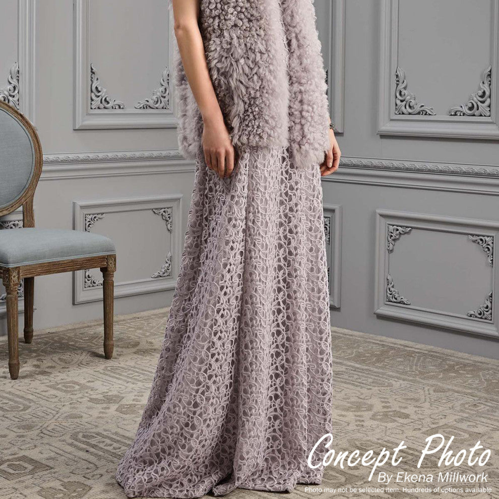 8 5/8"W x 3 1/8"H x 7/8"P Scroll Center Onlay