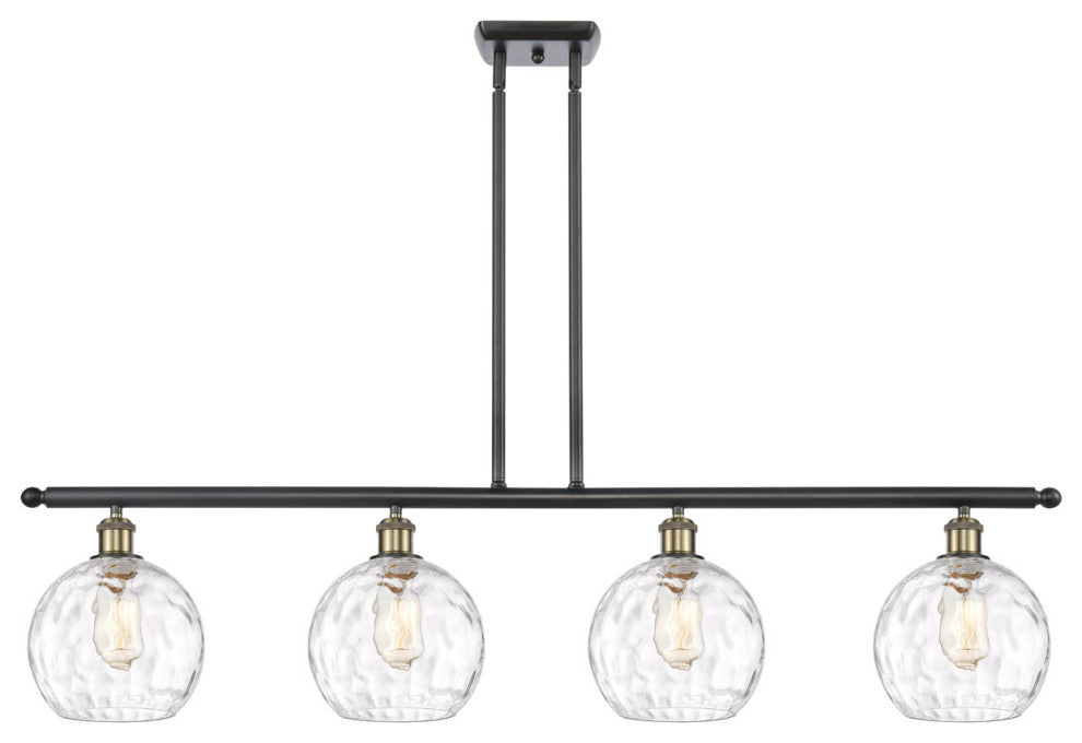 Innovations 516-4I-BAB-G1215-8-LED 4 Light Island Light, Black Antique Brass