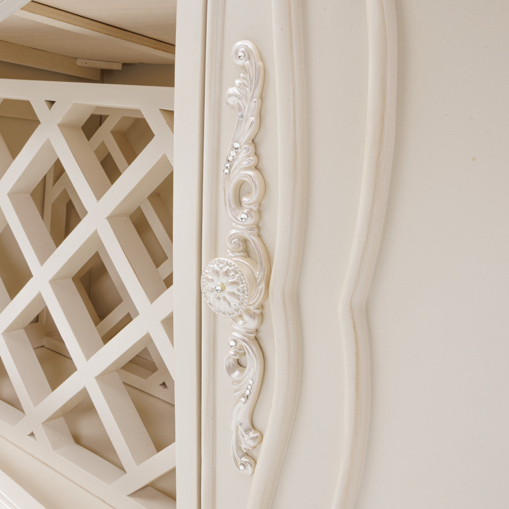 Lavelle Sideboard with Mirror - Classic Pearl