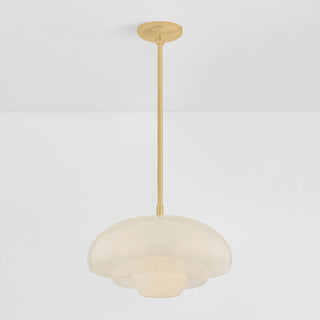 Hudson Valley Lighting Auburndale Pendant, Aged Brass