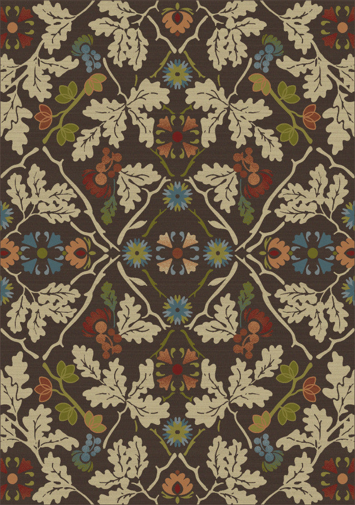 Infinity Oak, Brown, 4'x5'