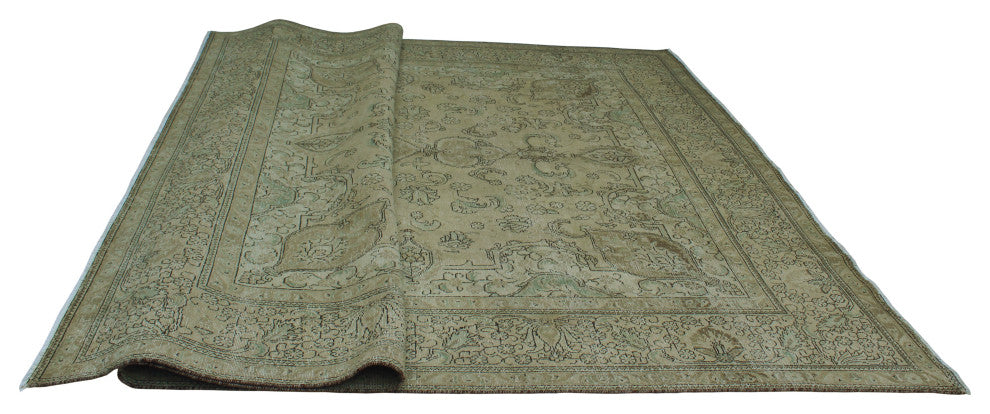 Fine Vintage Distressed Leena Beige Rug